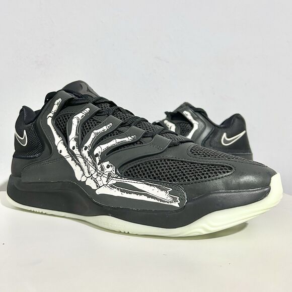 Nike KD 18 “Halloween” Men’s Size 14 Black White Skeleton Basketball Sneakers main image 6